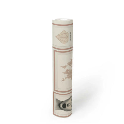 Parisian Portrait - Modern Wallpaper - Beige