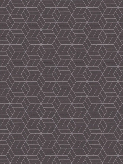 Abstract Allure - Geometric Metallic Wallpaper - Brown
