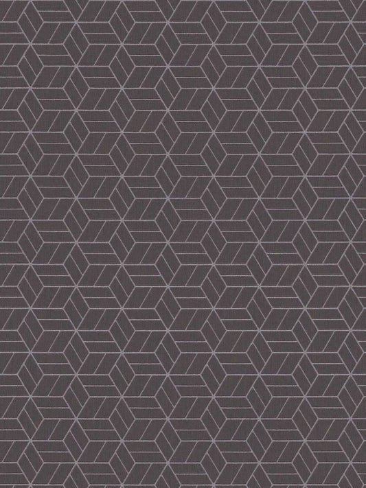 Abstract Allure - Geometric Metallic Wallpaper - Brown