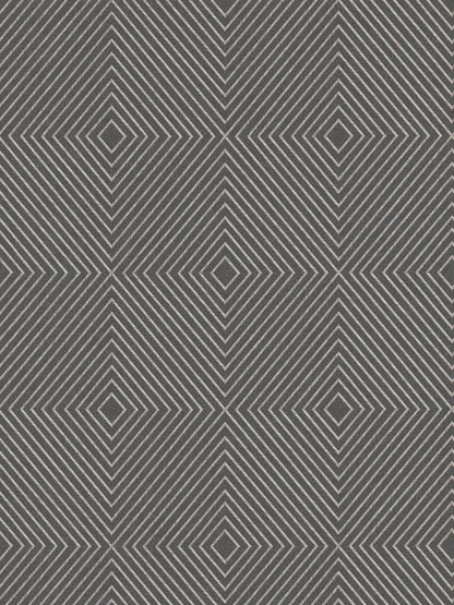 Metropolitan Grid - Abstract Vinyl Wallpaper - Grey