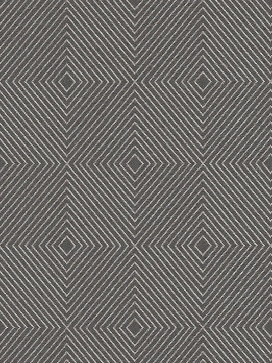 Metropolitan Grid - Abstract Vinyl Wallpaper - Grey