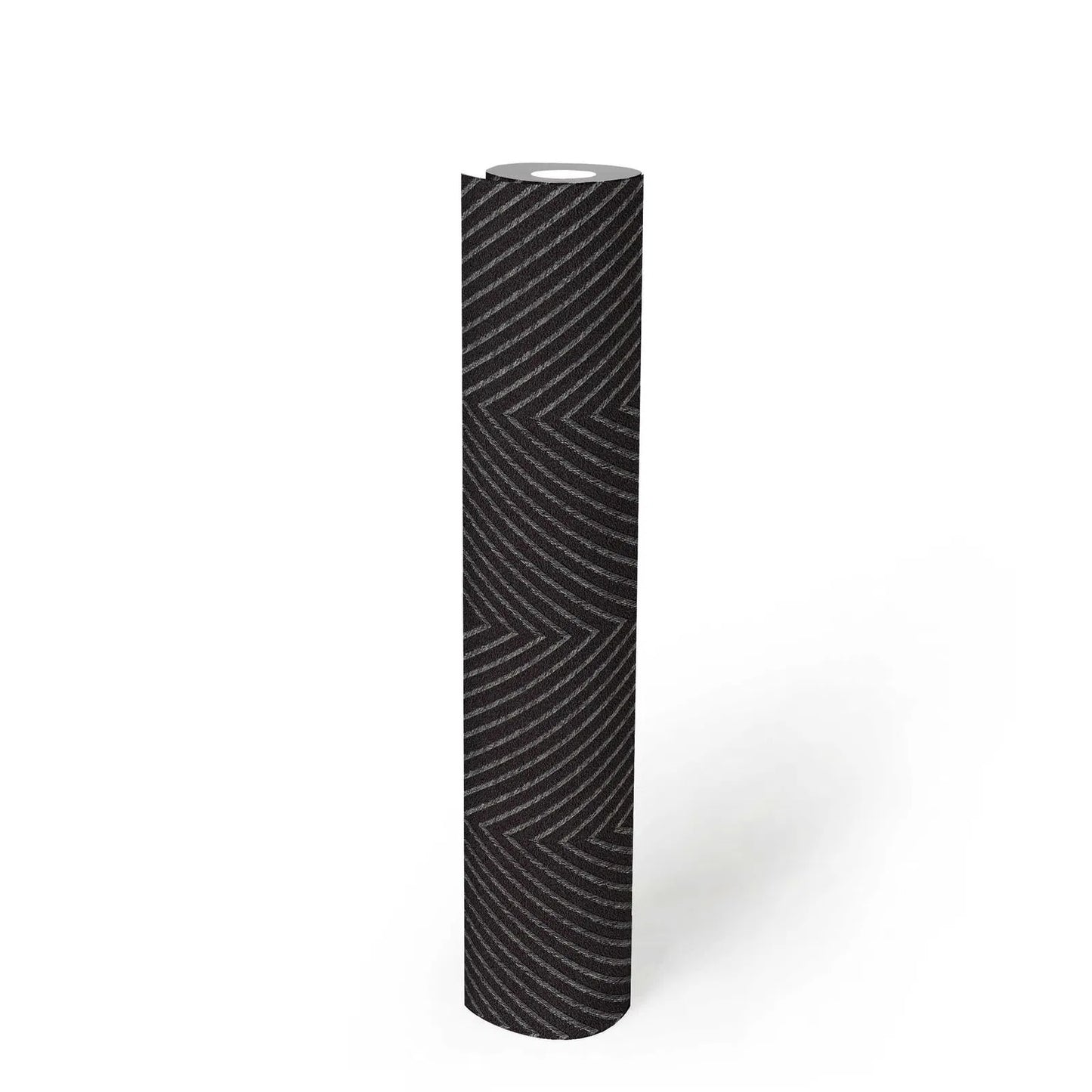Metropolitan Grid - Abstract Vinyl Wallpaper - Black - Discontinuing
