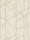 Geo Concrete Wallpaper - Cream Metallic