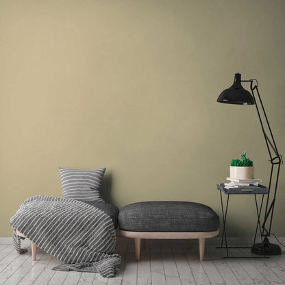Subtle Linen Wallpaper - Gold
