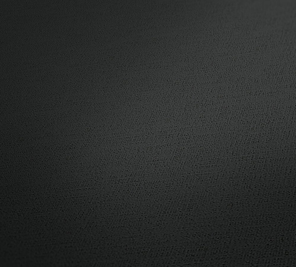 Retro Plain Chic Wallpaper - Black