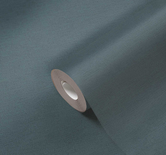 Retro Plain Chic Wallpaper - Blue
