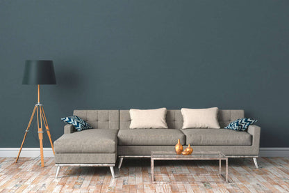Retro Plain Chic Wallpaper - Blue