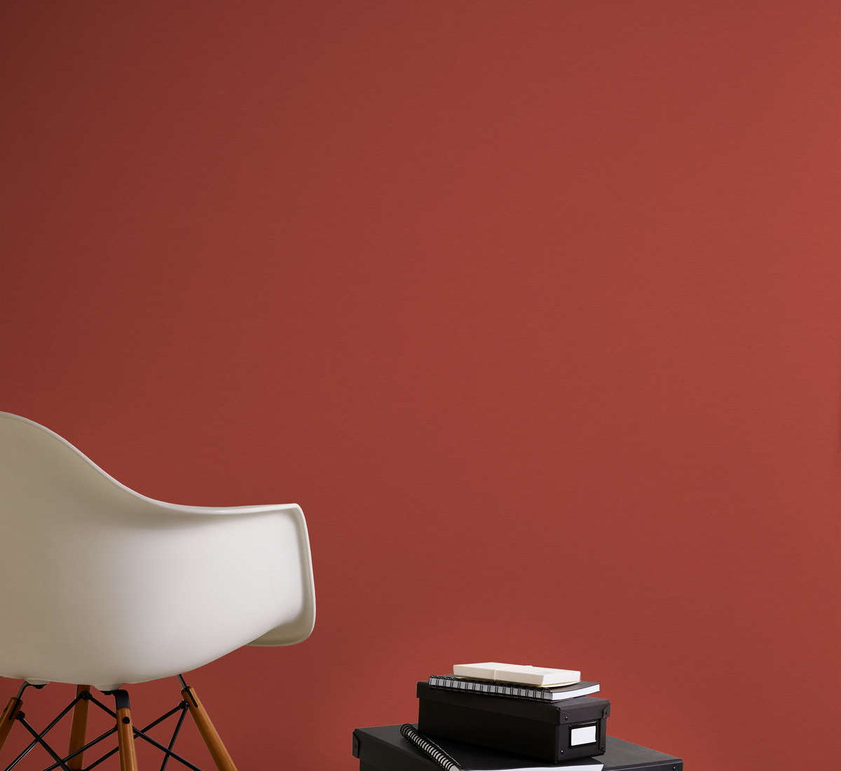 Retro Plain Chic Wallpaper - Red