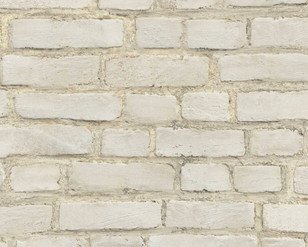 Sample - Vintage House Brick Wallpaper - Stone