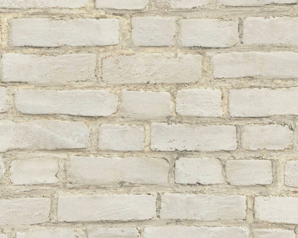 Sample - Vintage House Brick Wallpaper - Stone
