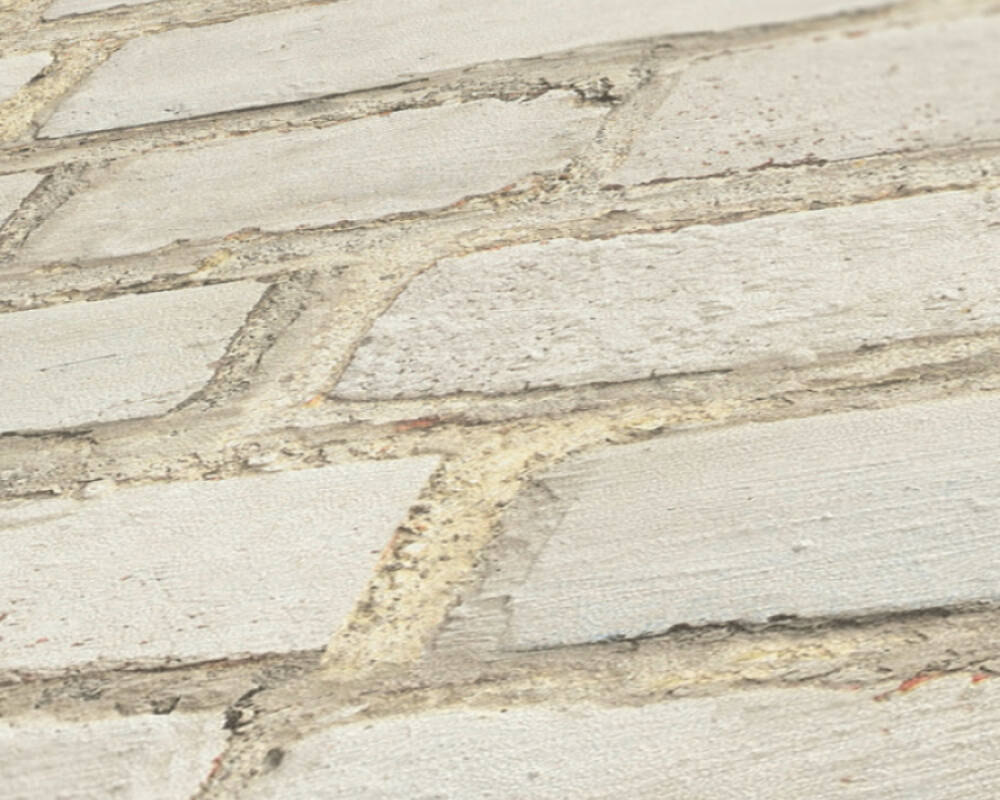Vintage House Brick Wallpaper - Stone
