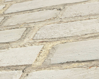 Vintage House Brick Wallpaper - Stone