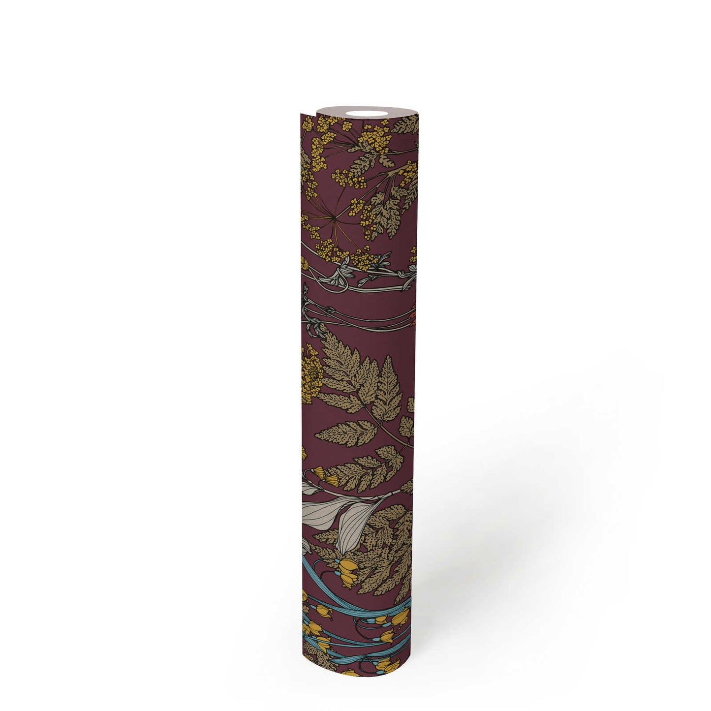 Floral Wallpaper - Red
