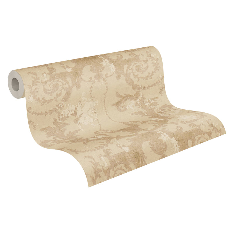 Old World Plaster Wallpaper - Caramel
