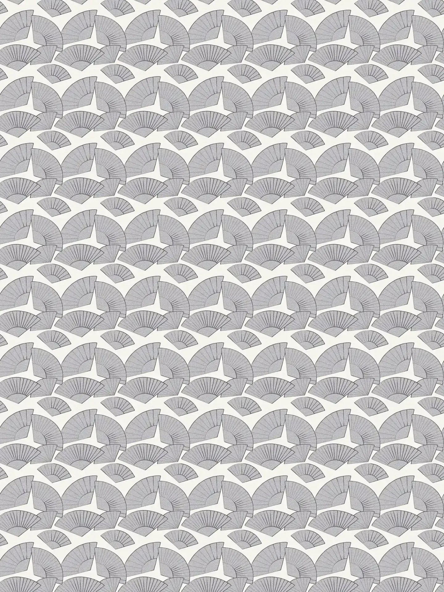 Deco Fanfare Heavy Weight Wallpaper - Black