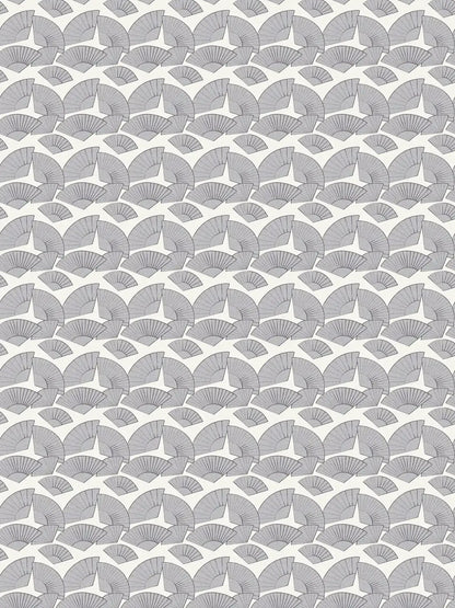 Deco Fanfare Heavy Weight Wallpaper - Black