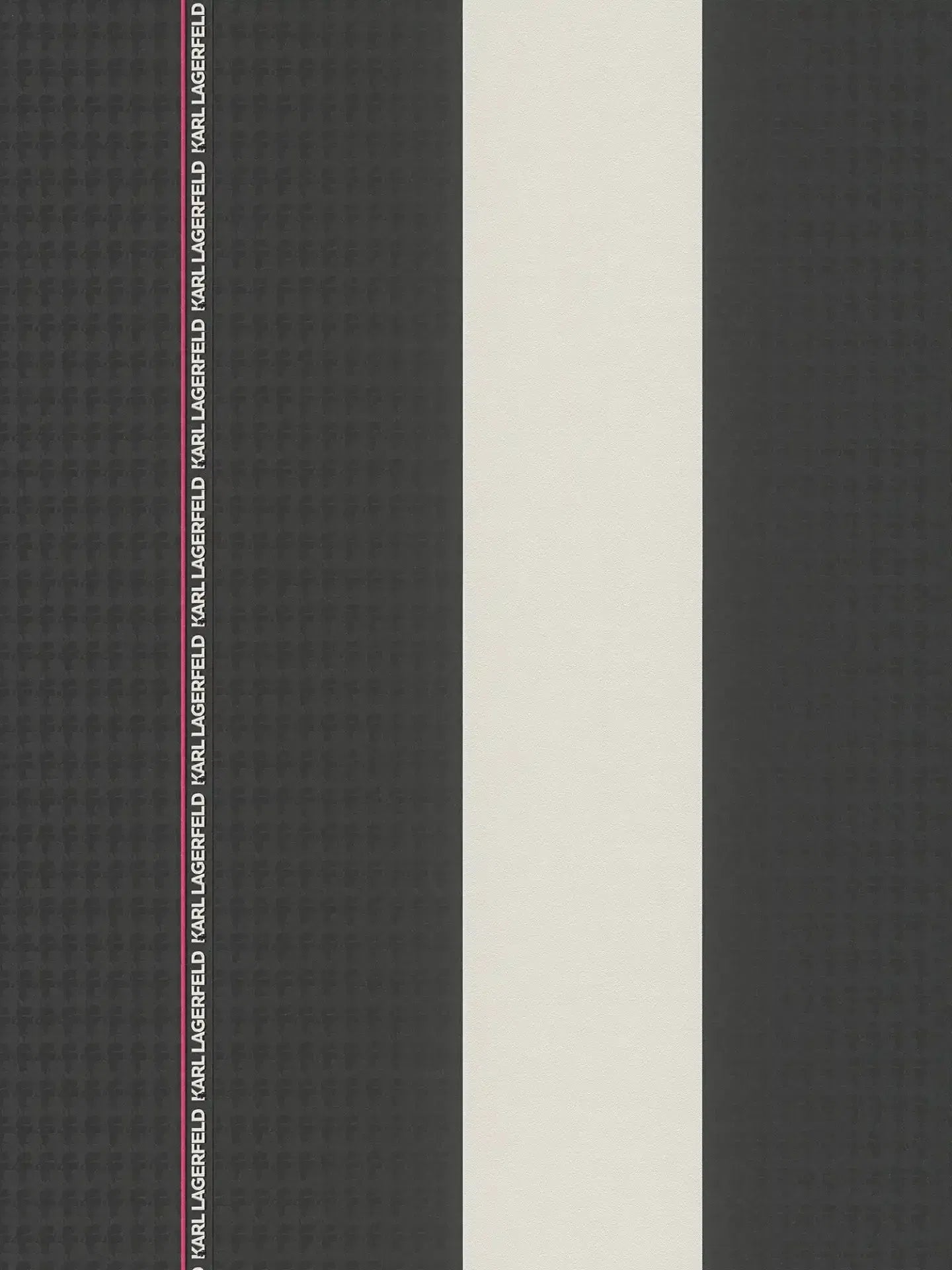 Rock Chic Stripes - Heavy Weight Wallpaper - Black