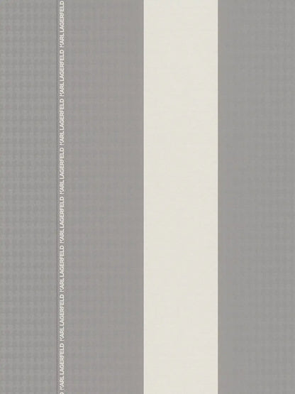 Rock Chic Stripes Heavy Weight Wallpaper - Dark Grey