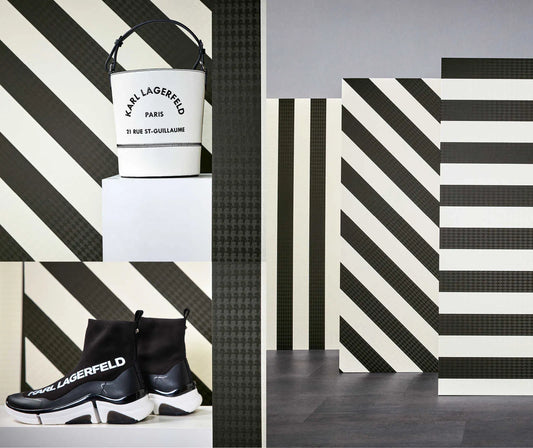 Timeless Stripes Heavy Weight Vinyl Wallpaper - Black and White - Discontinuing