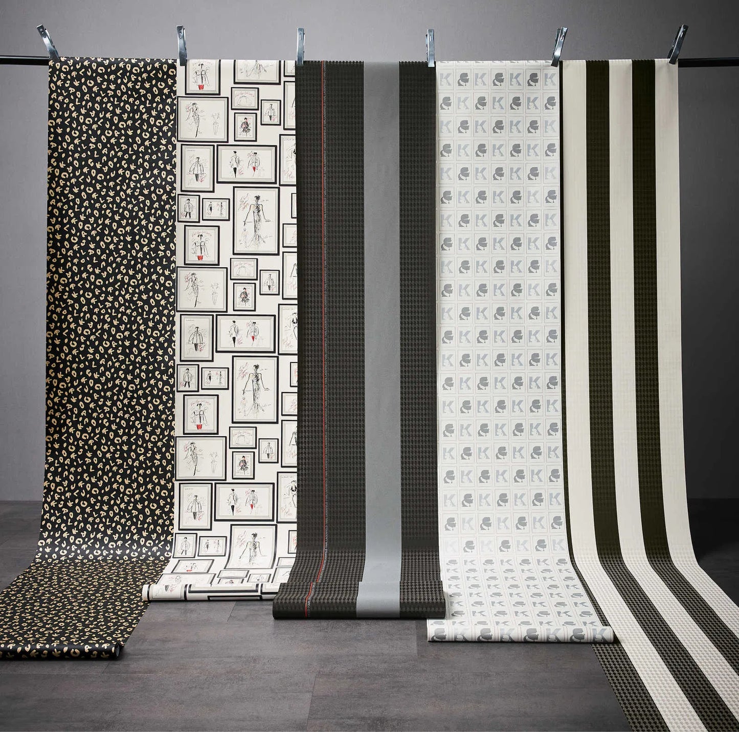 Timeless Stripes Heavy Weight Vinyl Wallpaper - Black and White - Discontinuing