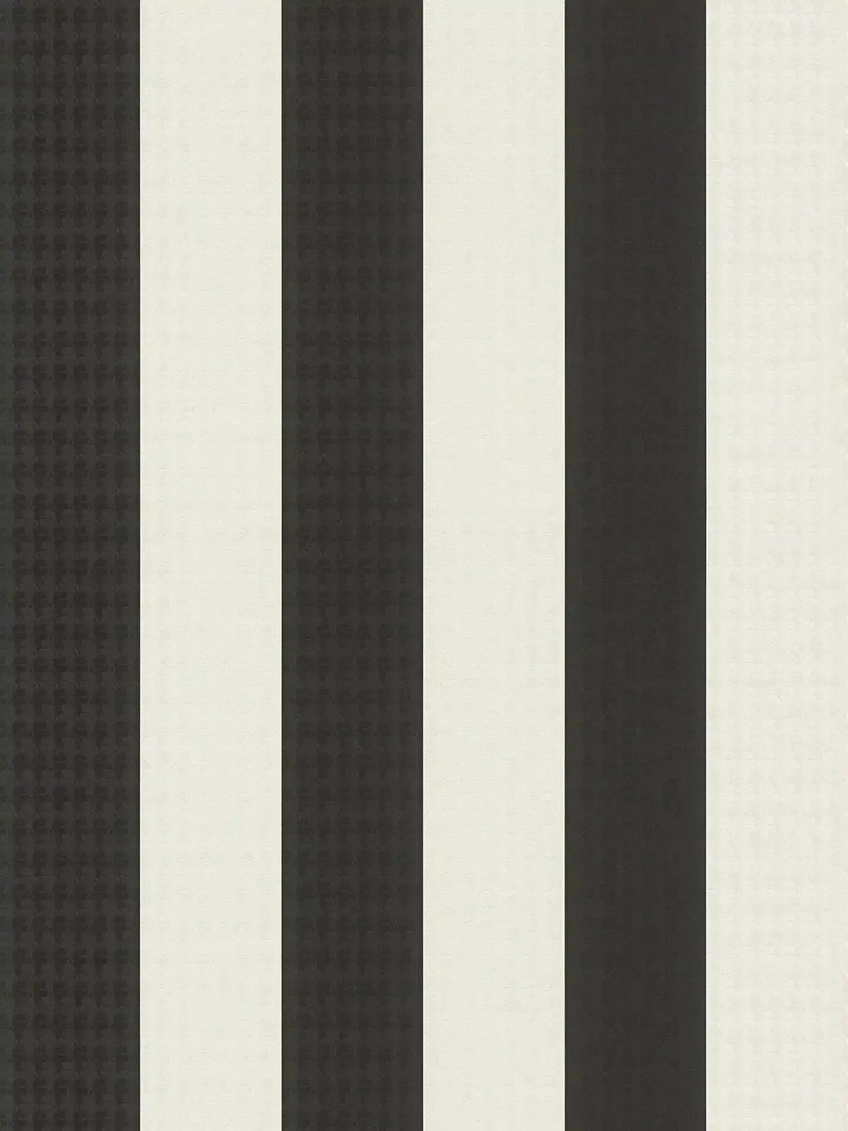 Timeless Stripes Heavy Weight Vinyl Wallpaper - Black and White - Discontinuing