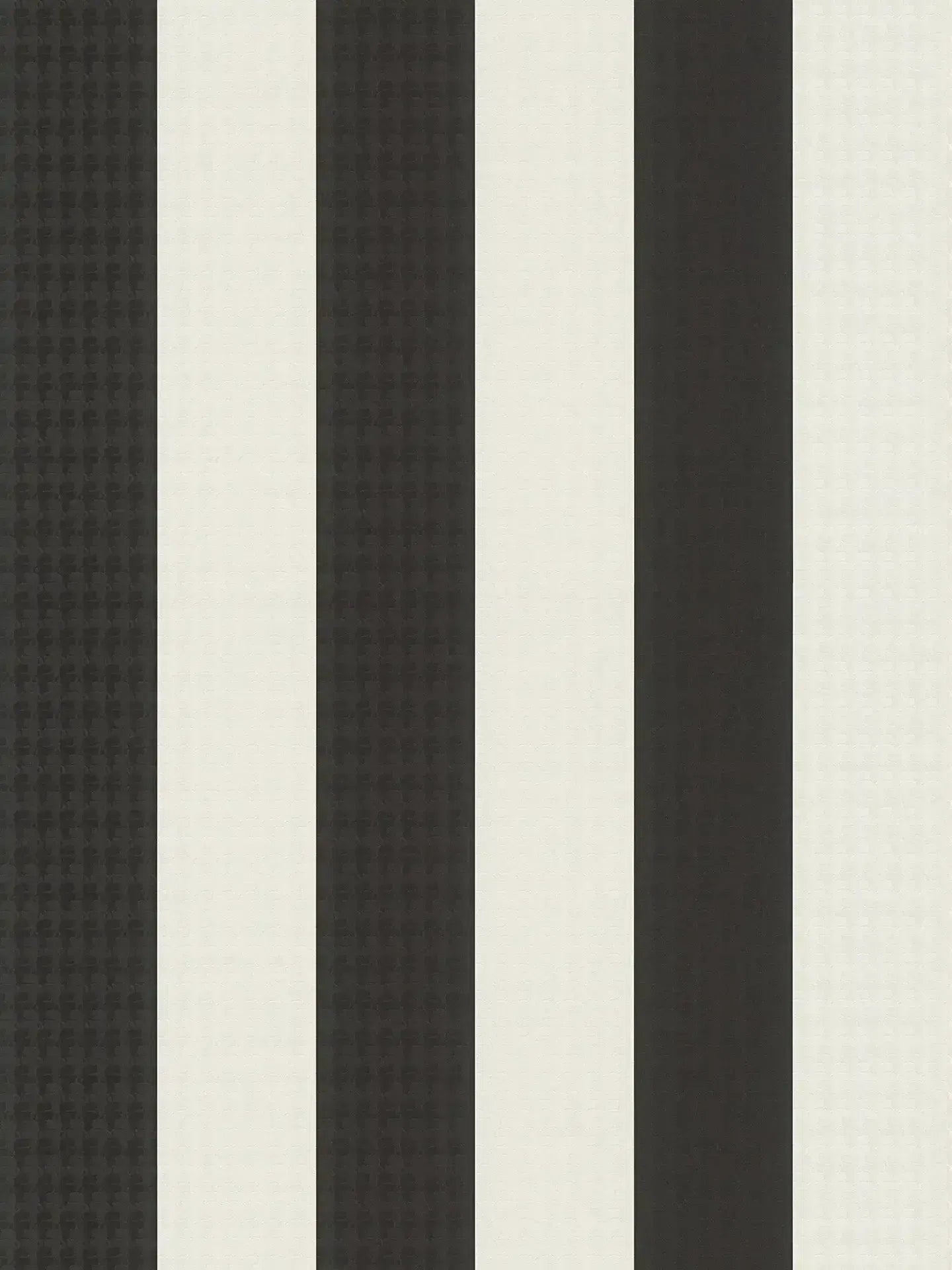 Timeless Stripes Heavy Weight Vinyl Wallpaper - Black and White - Discontinuing