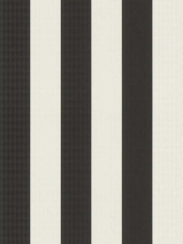 Sample - Timeless Stripes Wallpaper - Black and White - Discontinuing