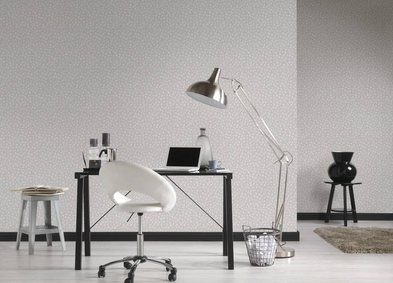 Leopard - Karl Lagerfeld Wallpaper - Grey