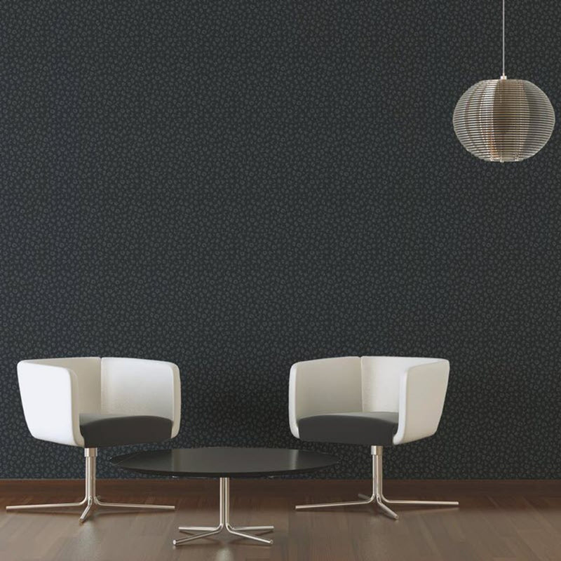 Leopard - Karl Lagerfeld Wallpaper - Charcoal