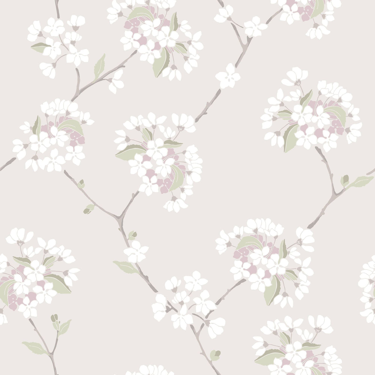 Sample - Korsbar Wallpaper - Beige