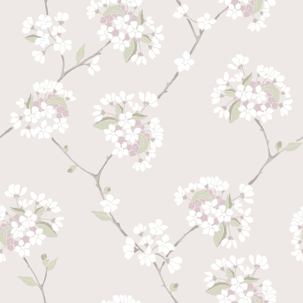 Sample - Korsbar Wallpaper - Beige