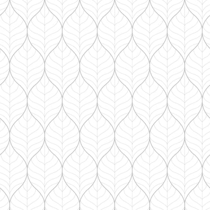 Blad Wallpaper - Grey - Discontinuing