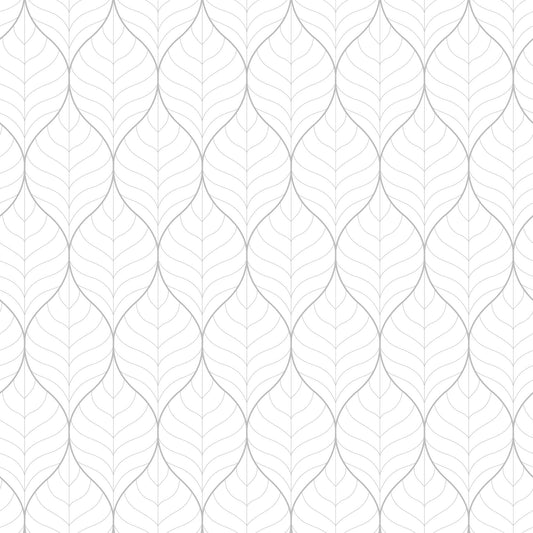 Blad Wallpaper - Grey - Discontinuing