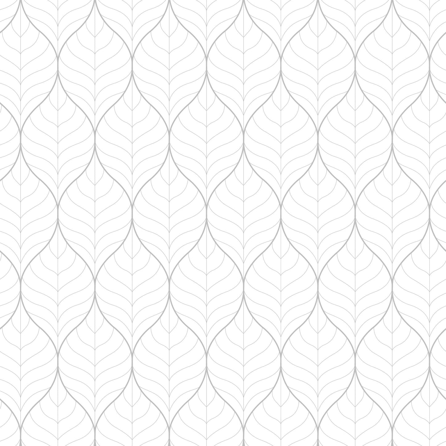 Sample - Blad Wallpaper - Grey