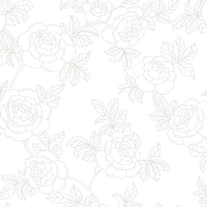 Inez Wallpaper - Grey - Discontinuing - 3 Rolls Left