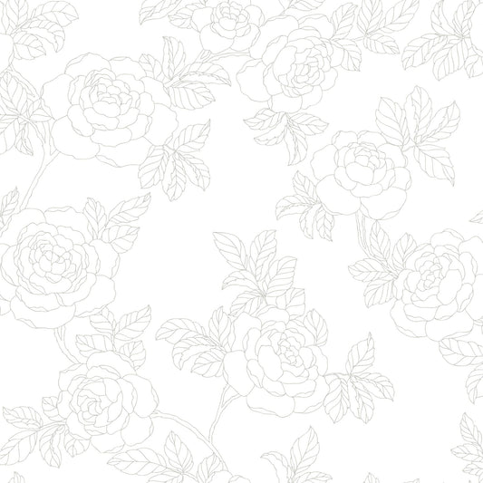 Inez Wallpaper - Grey - Discontinuing - 3 Rolls Left