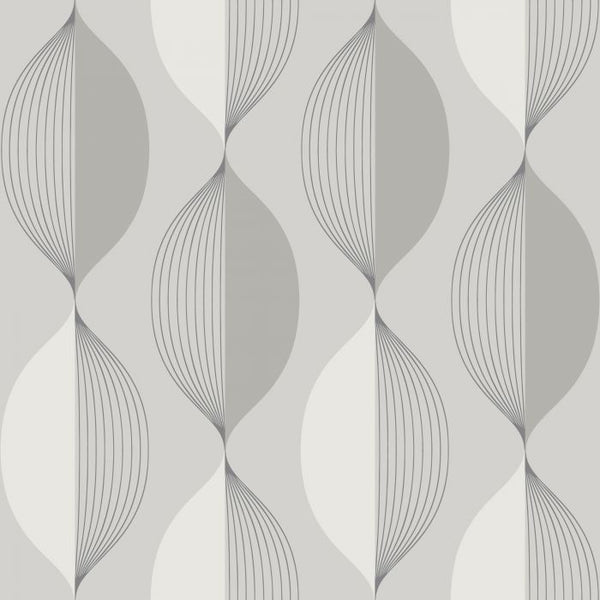Sample - Ellips Wallpaper - Grey