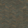 Textured Herringbone Wallpaper - Shade of Blue - 18 due in July 2026