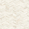 Textured Herringbone Vinyl Wallpaper - Beige Cream