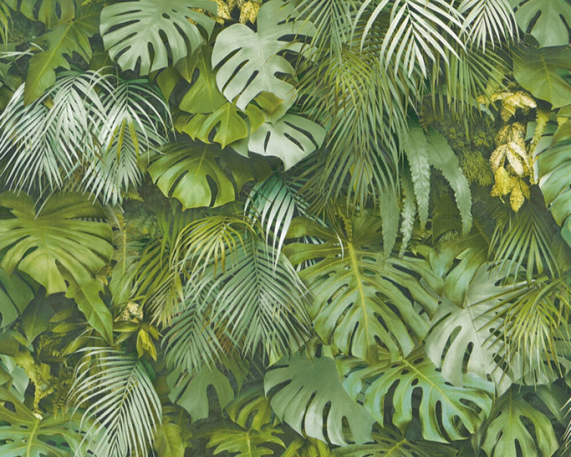 Monstera Jungle Wallpaper- Green