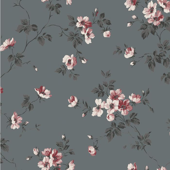 Kristina - Pastel Floral Wallpaper