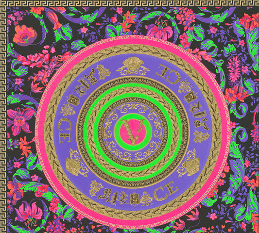 Versace Virtuoso Wallpaper - 5 Colours - Bright