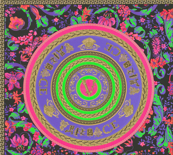 Sample - Versace Virtuoso Wallpaper - 5 Colours - Bright