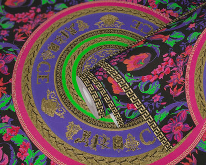 Versace Virtuoso Wallpaper - 5 Colours - Bright