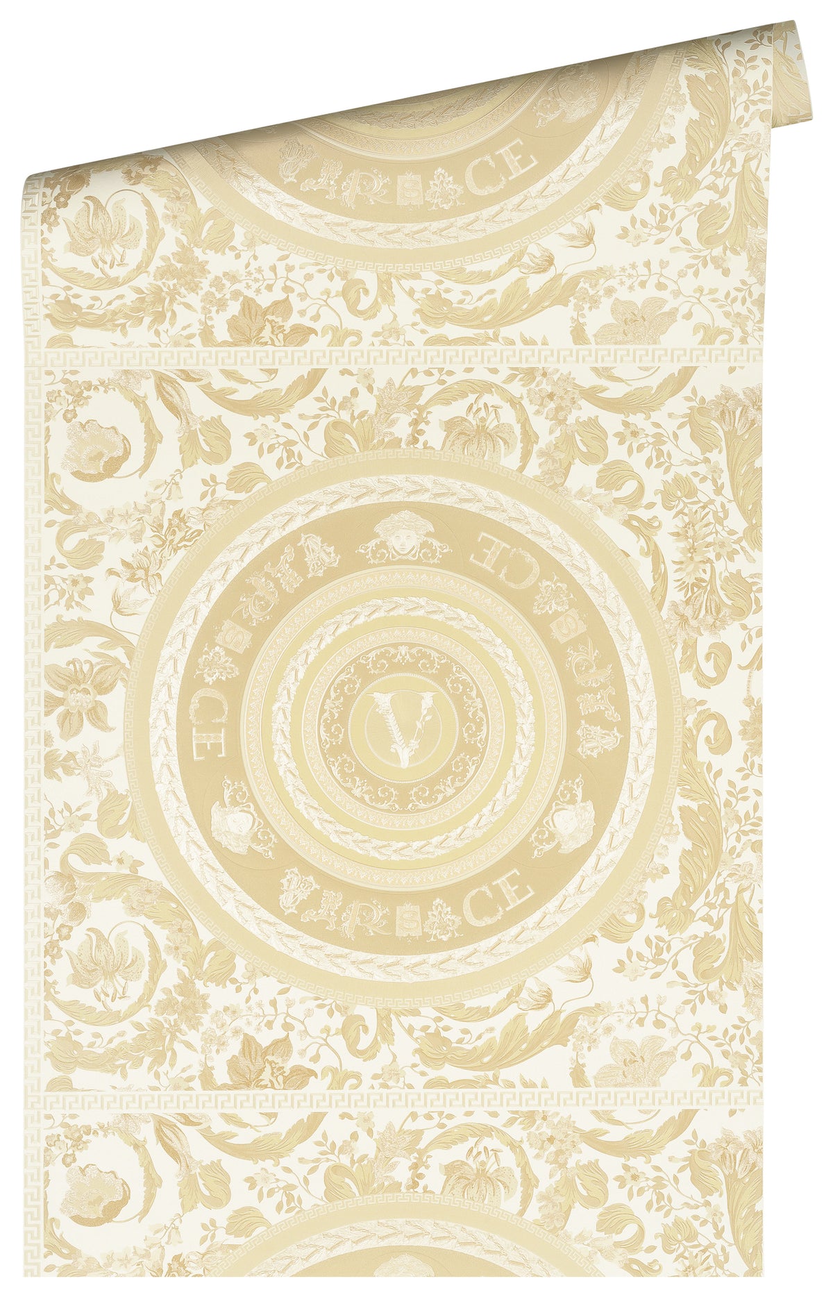 Versace Virtuoso Wallpaper - 5 Colours - Cream