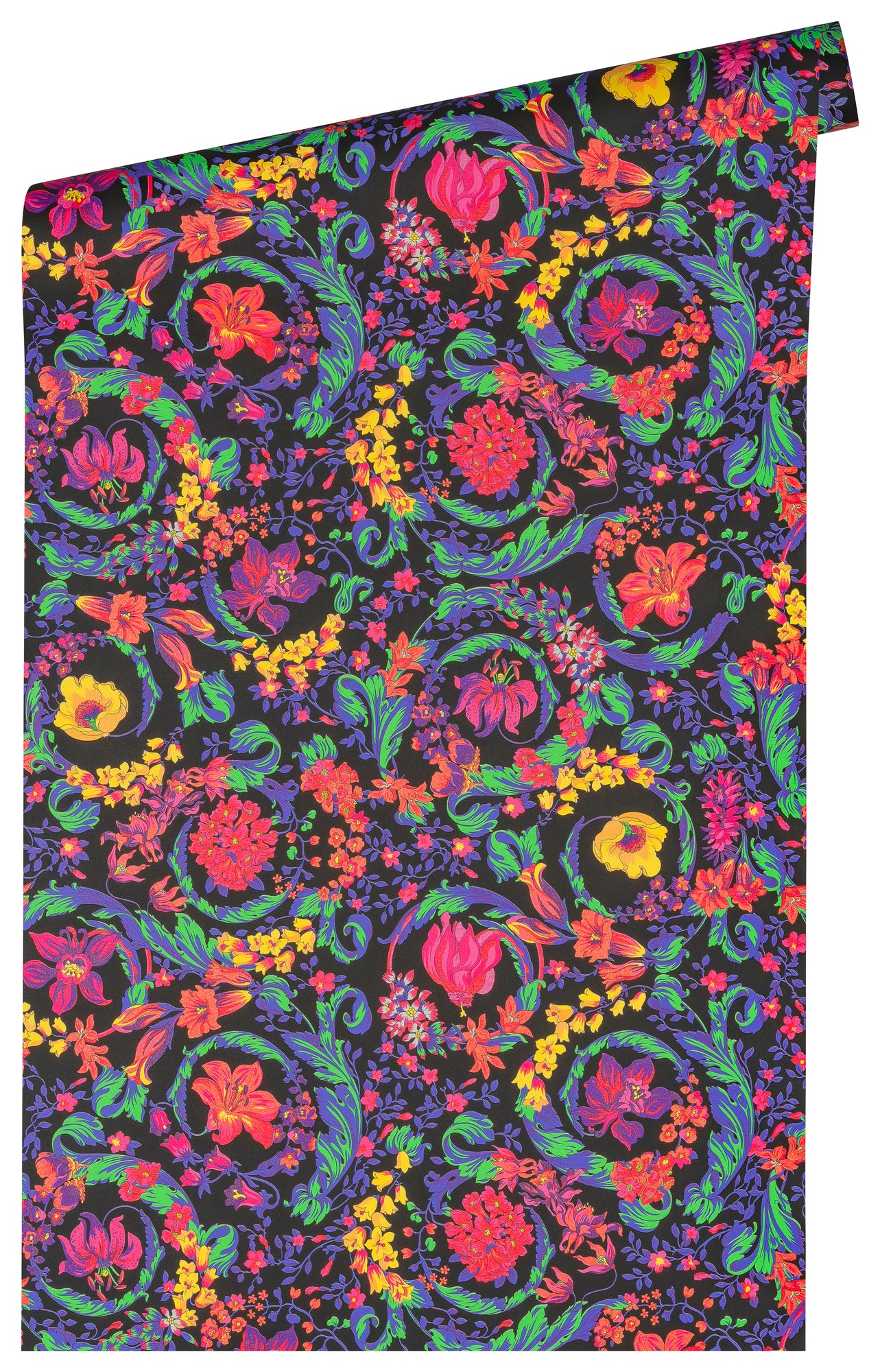 Versace Satin Wallpaper - Multicoloured