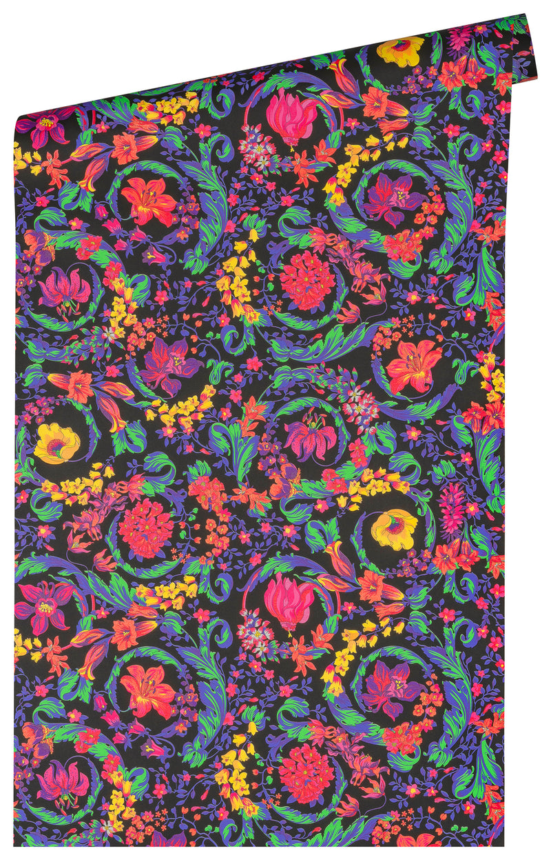 Versace Satin Wallpaper - Multicoloured