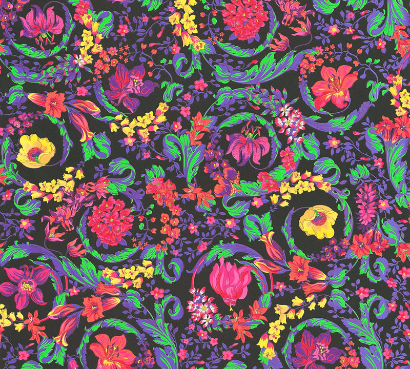 Versace Satin Wallpaper - Multicoloured