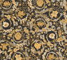 Versace Satin Wallpaper - Black/Gold