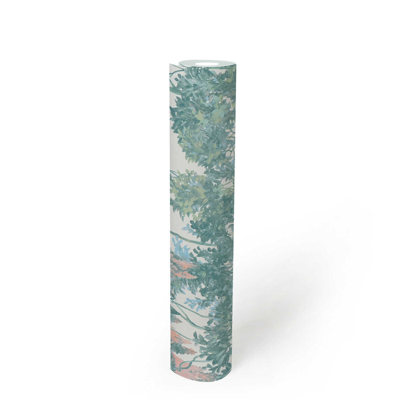 Abstract Garden Wallpaper - Lime